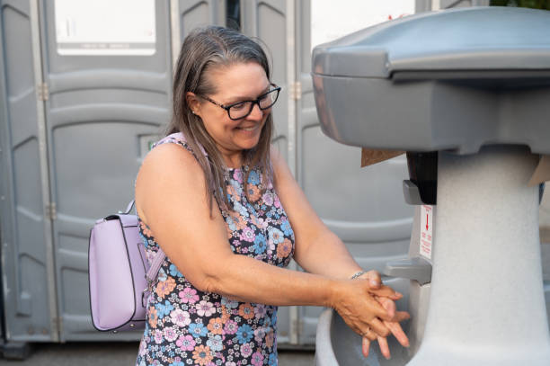 Best Portable restroom trailer rental  in Lden, MA